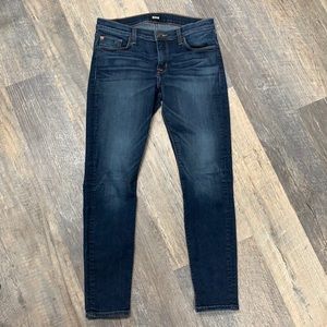Hudson dark wash skinny jeans